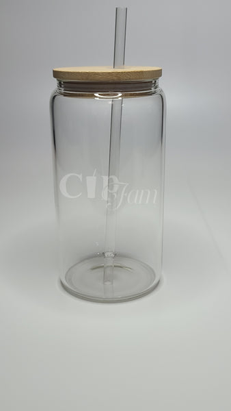 16oz Clear Sub. Glass Can
