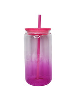 16oz Jelly ombre glass can