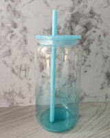 16oz Jelly ombre glass can