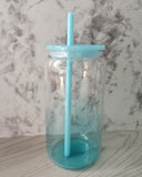16oz Jelly ombre glass can