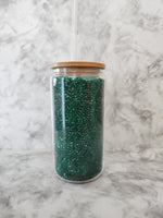 Diamond Filled Glass Can