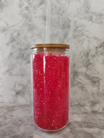 Diamond Filled Glass Can