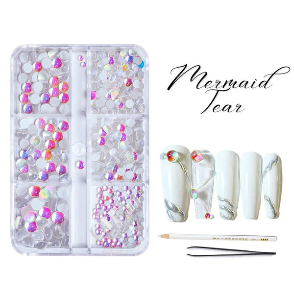 Crystal Mermaid tear set
