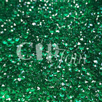 Emerald faux diamonds