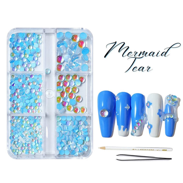 Lt. Blue Mermaid tear set