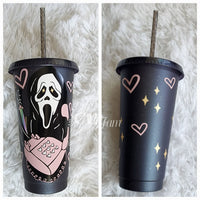 No, you hang up cup