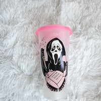 No, you hang up cup