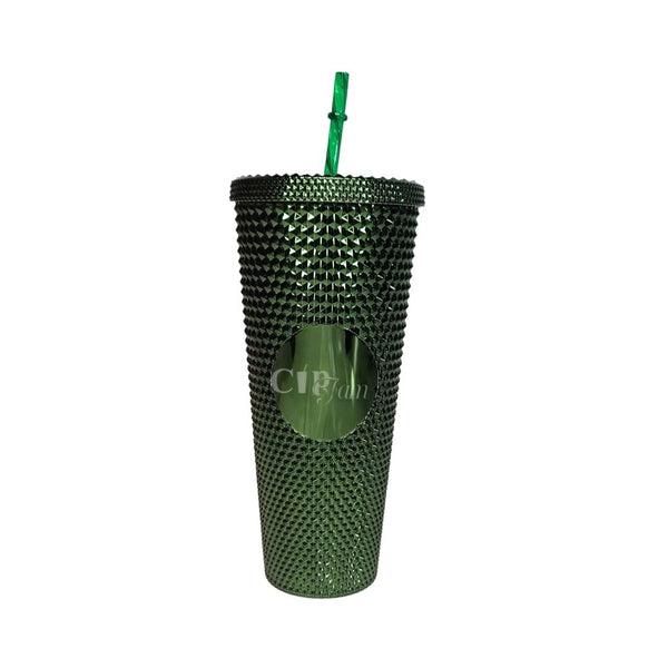 24oz Mistletoe Studded Tumbler
