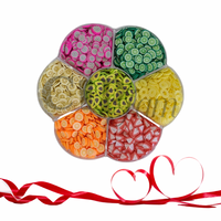 Polymer Clay Flower Fruit Tray 2