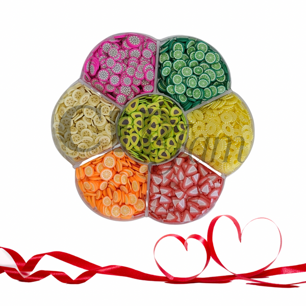 Polymer Clay Flower Fruit Tray 2