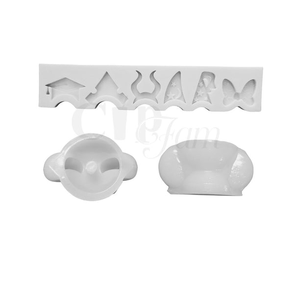 Mickey straw topper mold and add ons