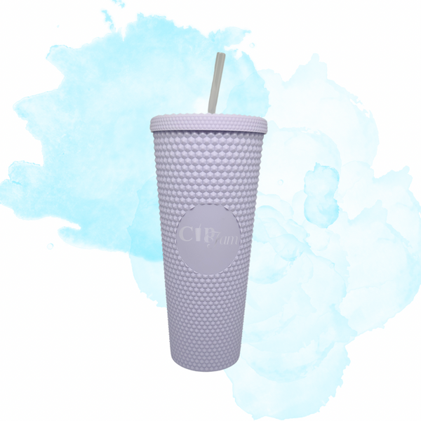 24oz Lilac Studded Tumbler